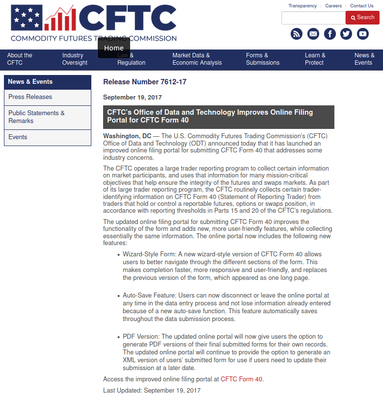 CFTC_Portal_Press _Release_Sawyer_Consulting_IT_Solutions_Cloud_AWS_Dodd_Frank_Two_Factor_Authentication_09-19-2017